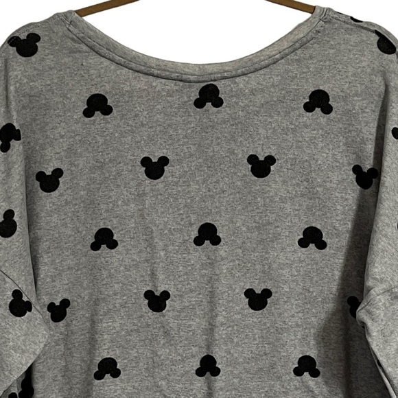 Disney Mickey Mouse Soft Lightweight Top with Drawstring Waist Size Large - Picture 4 of 8